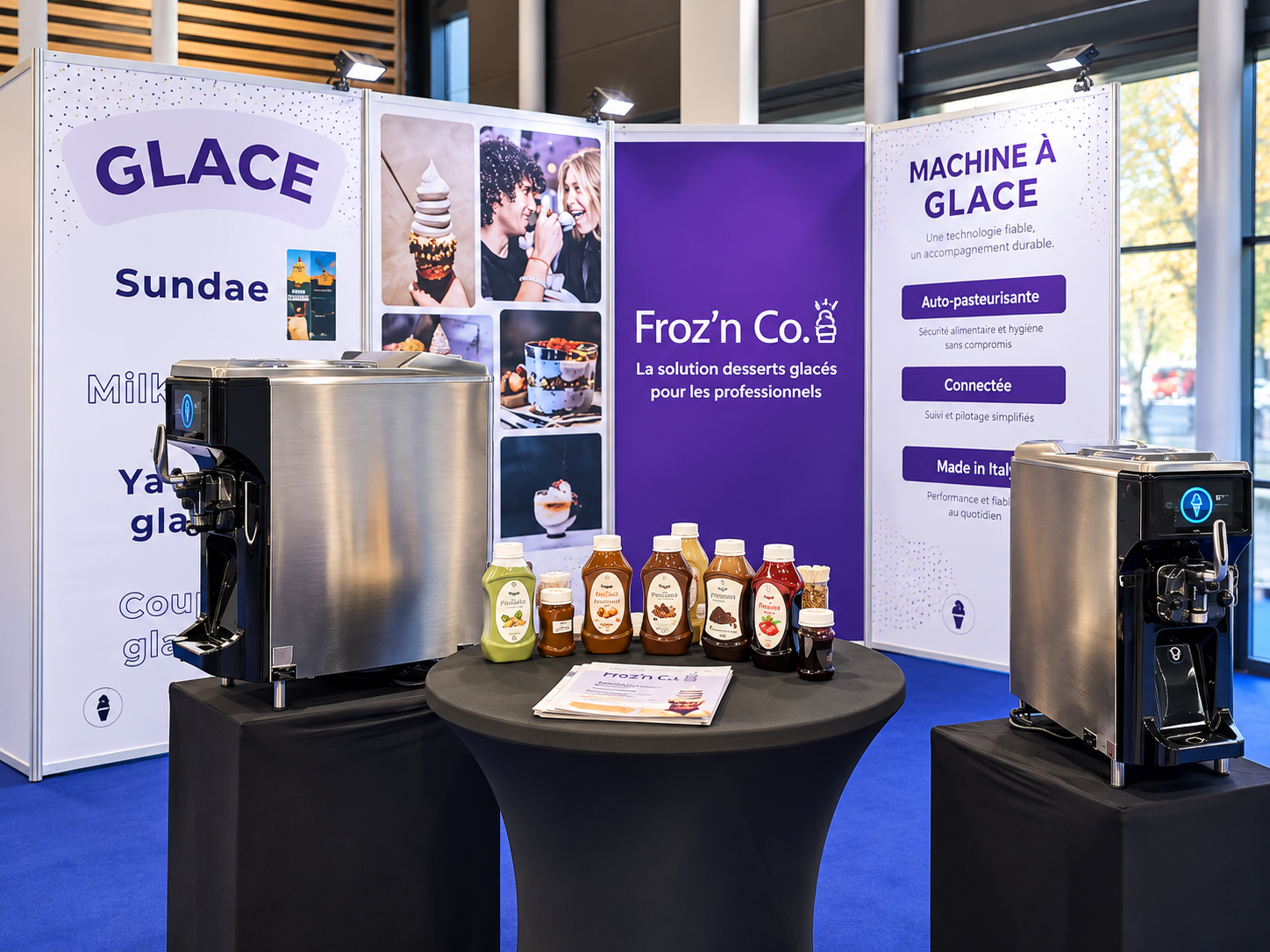 Stand FROZNCO lors d'un salon professionnel