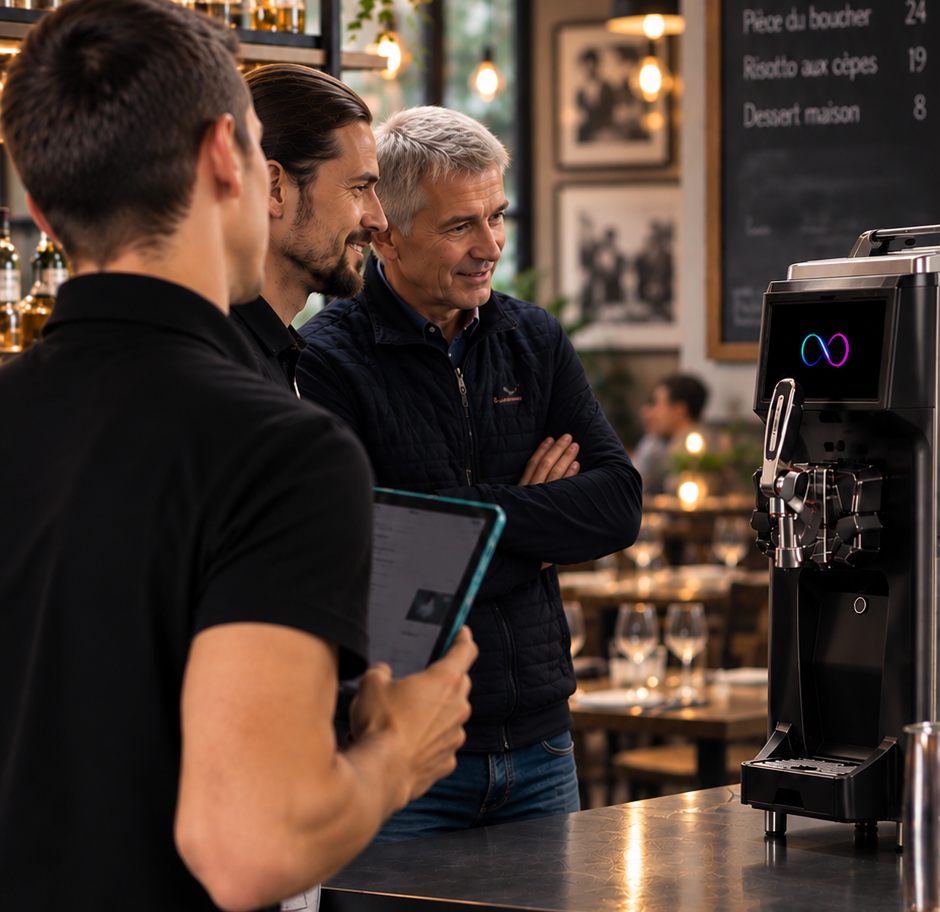 Équipe FROZNCO en plein accompagnement professionnel